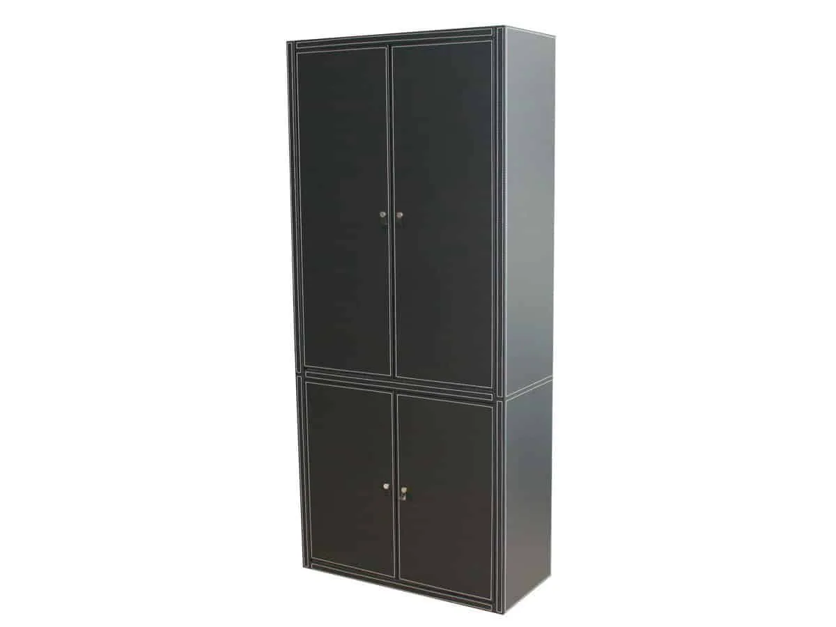 ארון טוסקנה דלתות דמוי עור