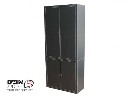 ארון טוסקנה דלתות דמוי עור