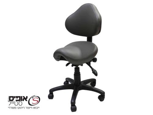 כסא אוכף עם משענת