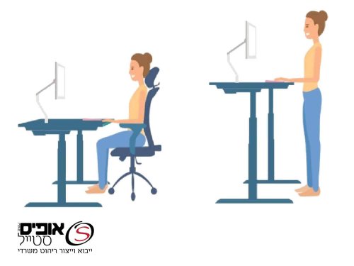 שולחן  מתכוונן חשמלי