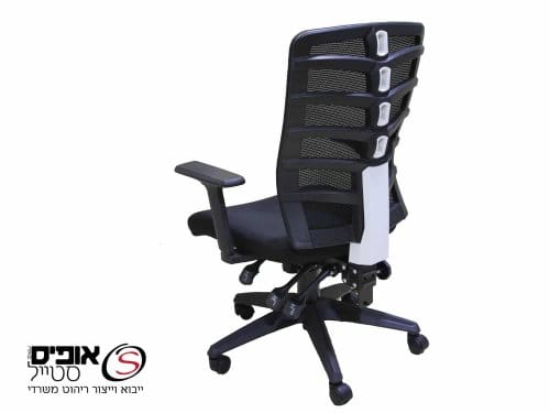 כסא מחשב ארגונומי דגם אלון גוף שחור