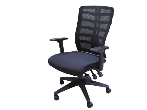 כסא מחשב ארגונומי דגם אלון גוף שחור