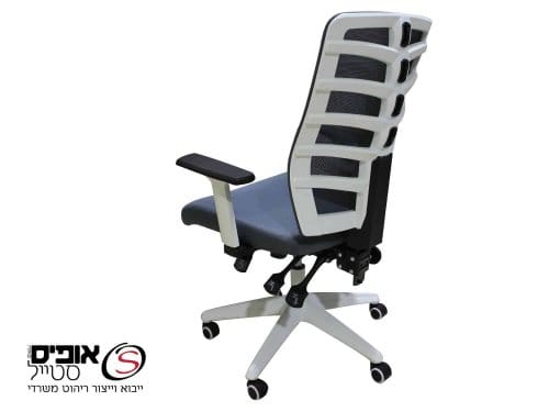 כסא מחשב ארגונומי דגם אלון גוף שחור