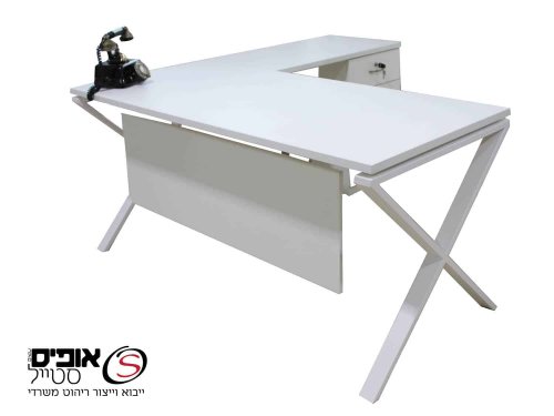 שולחן מנהלים סט שלם רגל X במבצע במידות שונות