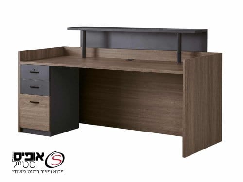 דלפק מעוצב דלתא אגוז