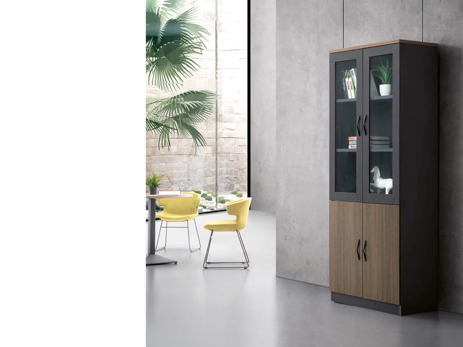 ארון כוננית ויטרינה דגם ליסבון