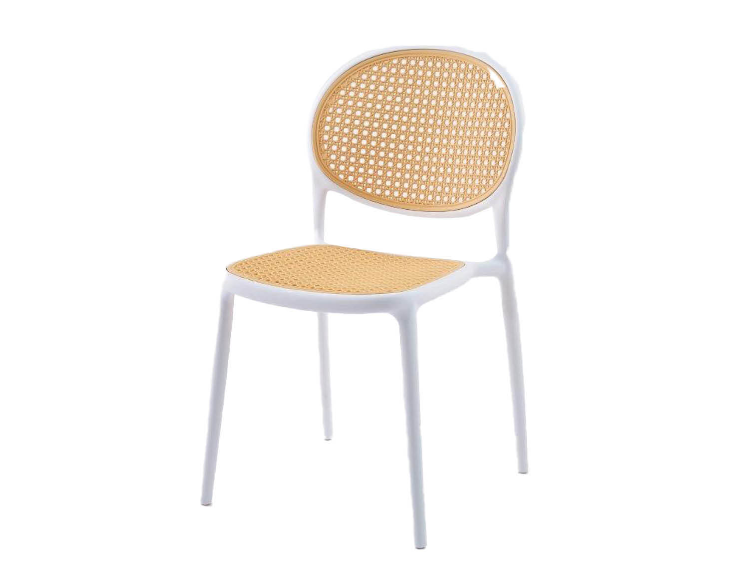 כסא פלסטיק לבן דגם בילי