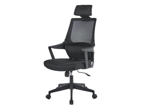 כיסא מחשב  שחור דגם אופק עם ראש