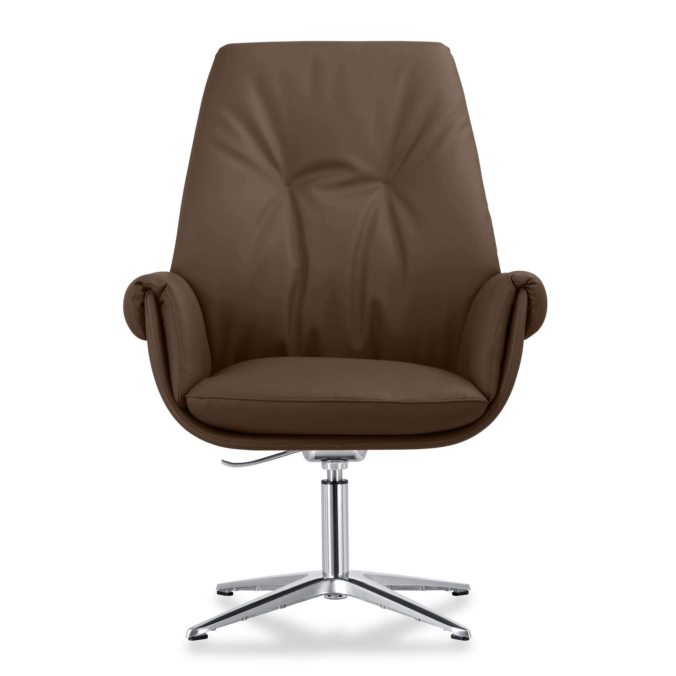 כסא אורח דגם סנטור צבע קפה