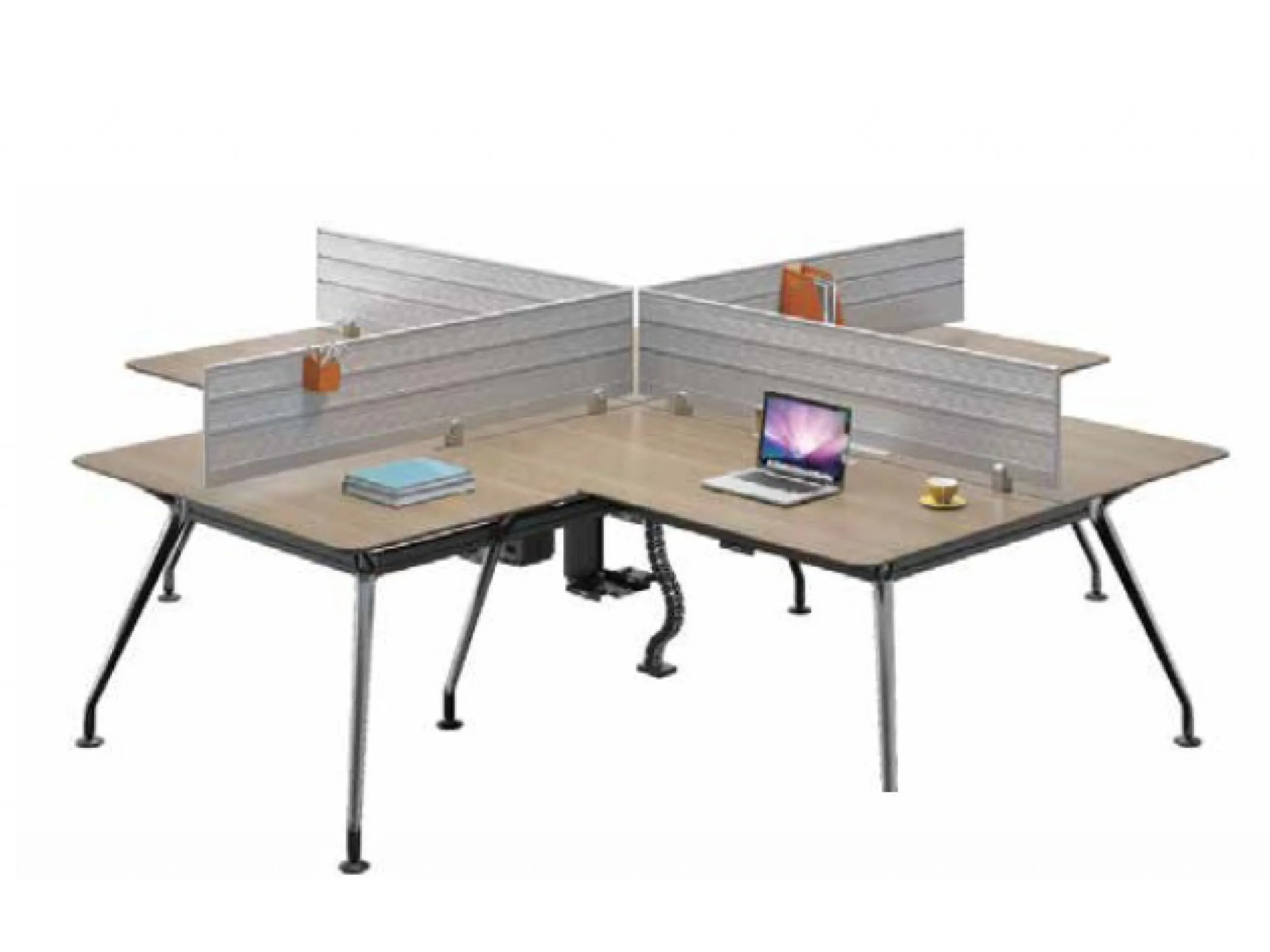 שולחן משותף ל4 דמוי כוכב