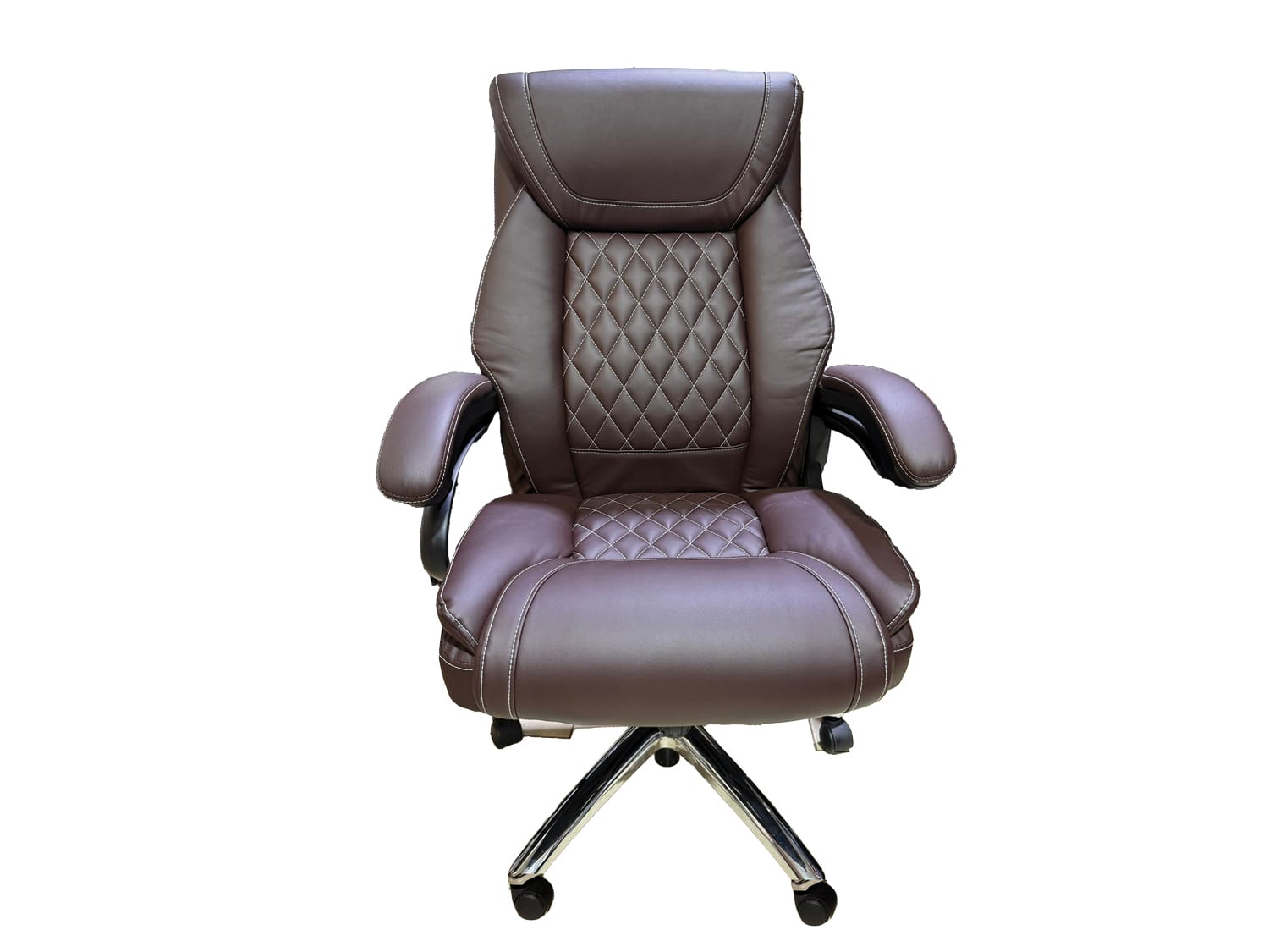 כסא מנהל ארגונומי דגם רובי חום שוקולד